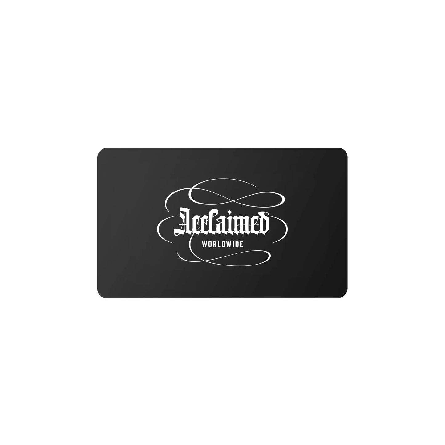 Digital giftcard available in various amounts
