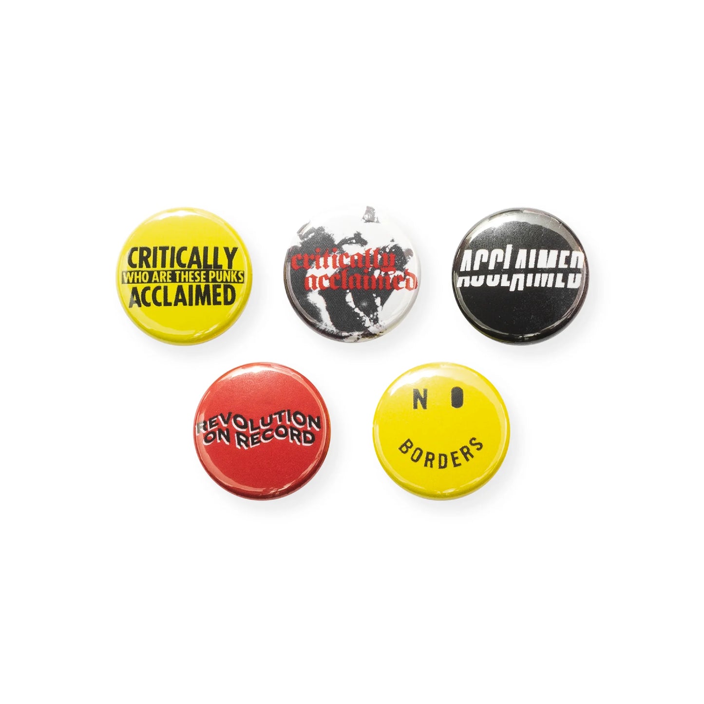 Revolution 5 Button Badge Pack