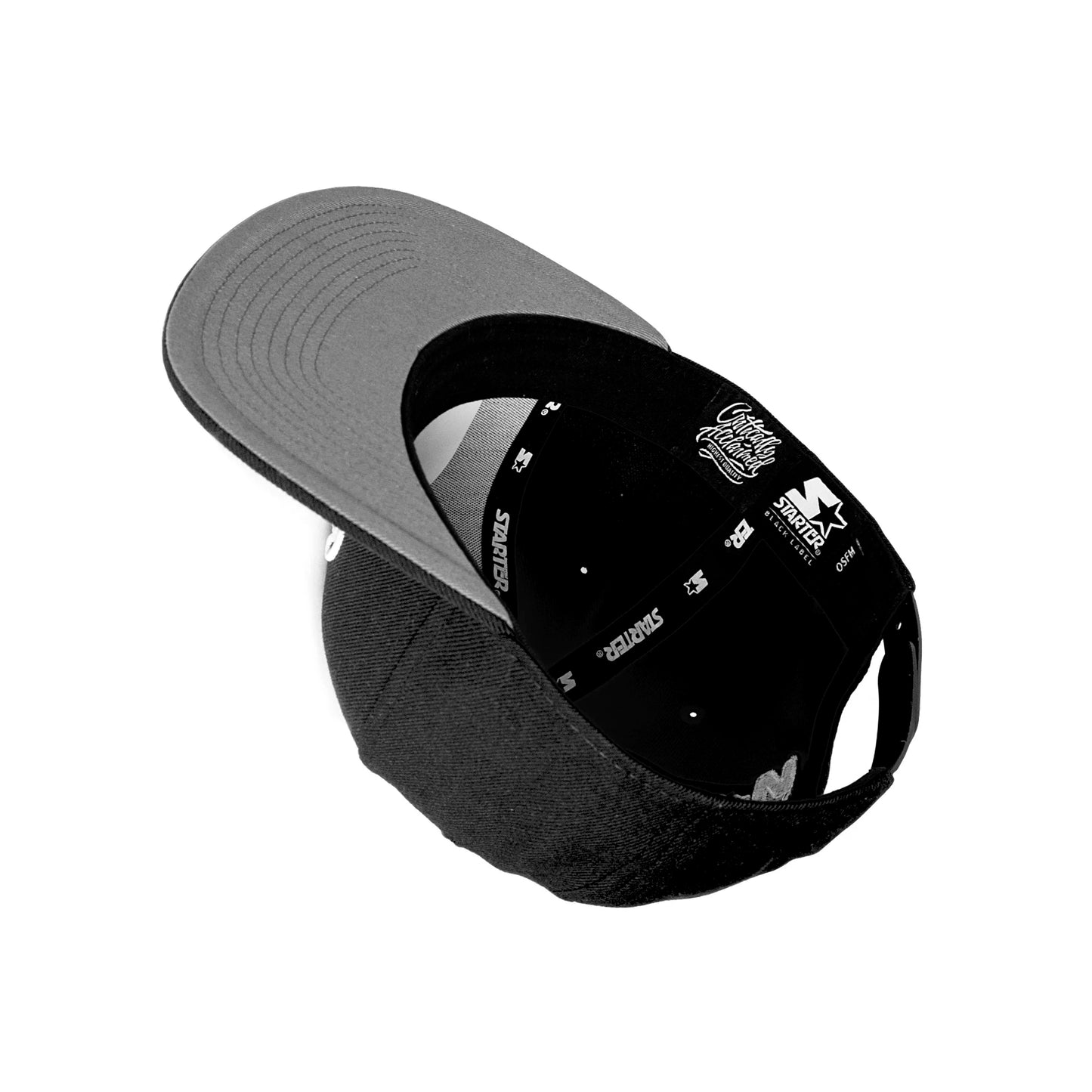 Critically Acclaimed x Starter Black Label Snapback Grey