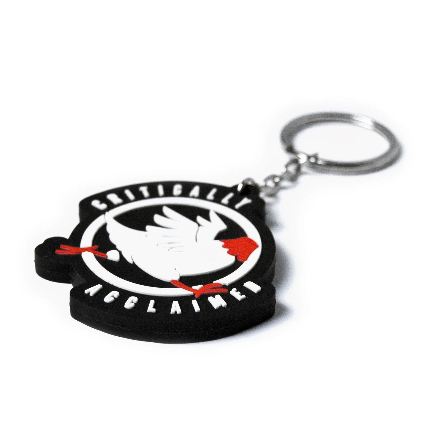 Critically Acclaimed Chicken Keyring Close-Up