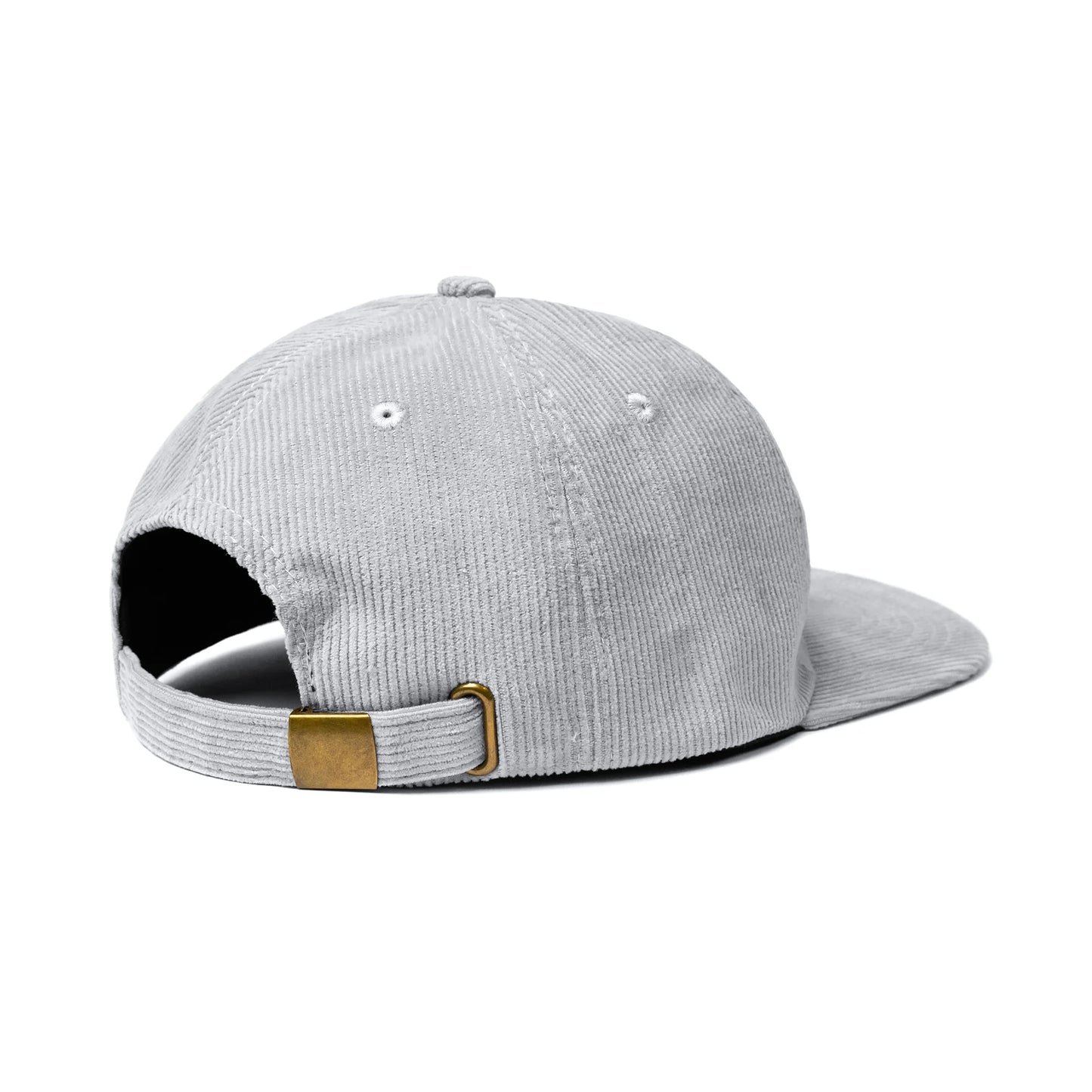 Corduroy Smoke Grey strap back hat