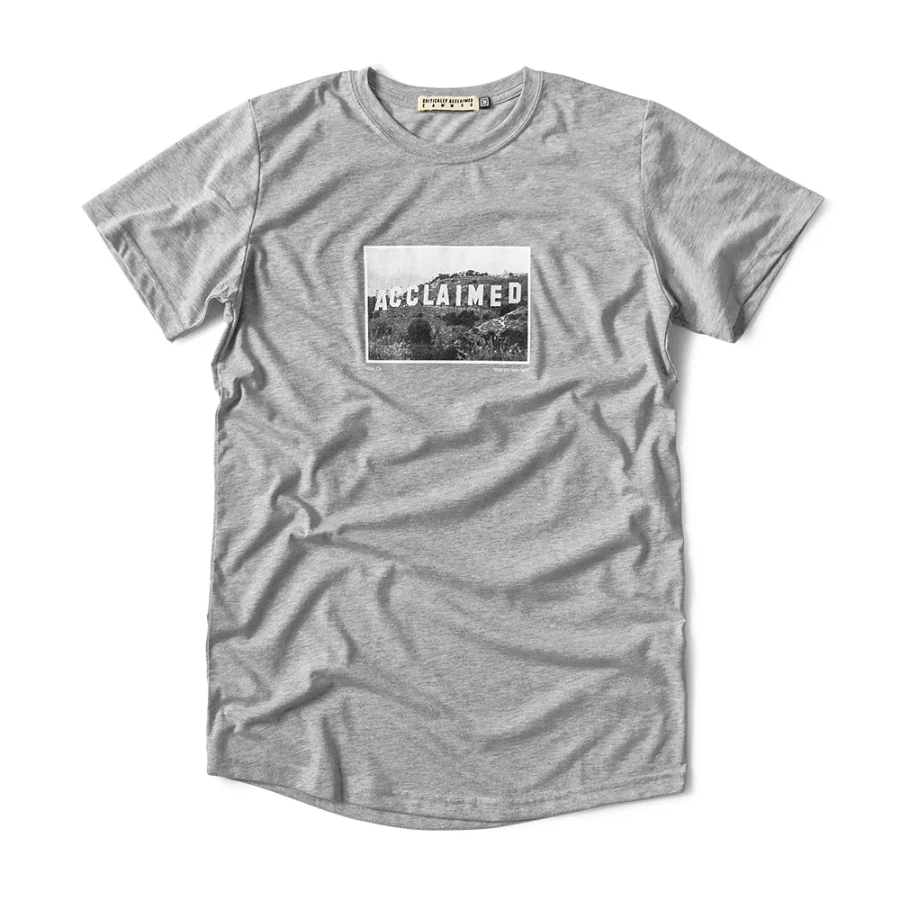 Acclaimed Hollywood Hills T-Shirt Grey Front
