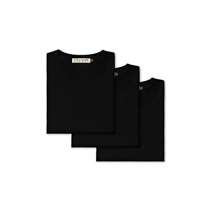 Black Monotone Essential T-Shirt 3 Pack