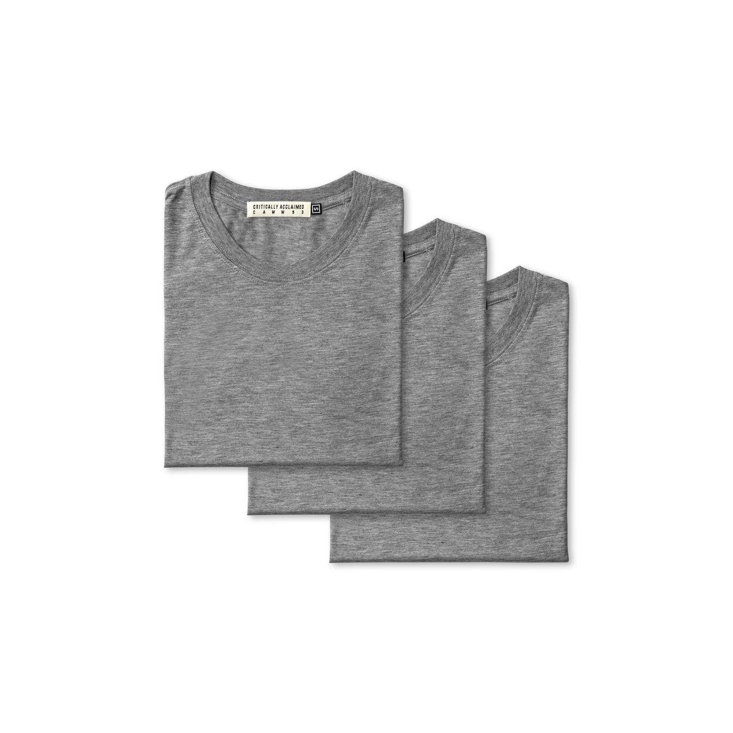 Grey Monotone Essential T-Shirt 3 Pack