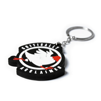 Critically Acclaimed Chicken Keyring Close-Up
