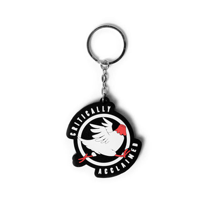 Critically Acclaimed Chicken Keyring