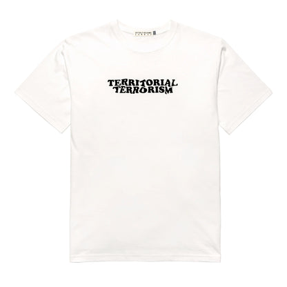 Territorial Terrorism Punk T-Shirt Off White