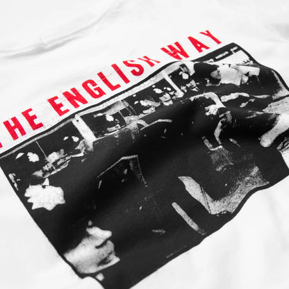 The English Way Riot T-Shirt Back Print Closeup