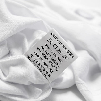 The English Way Riot T-Shirt Care Tag