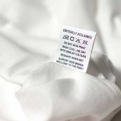 Off White Vintage Essentials T-Shirt Tag